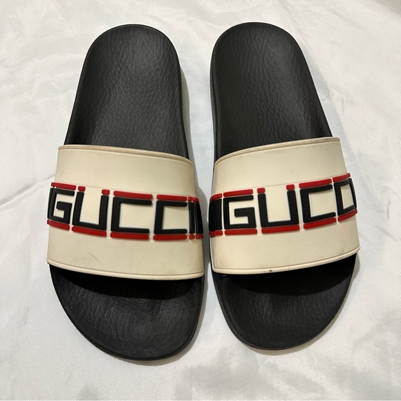 Gucci Women Sandals Slides style 524984 Size 37 - Picture 1 of 11